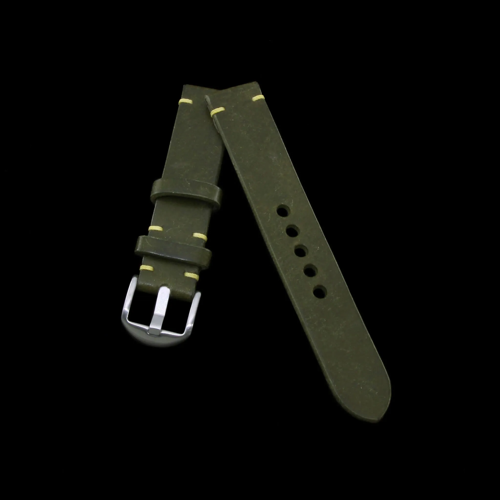 Leather Watch Strap, Pueblo Oliva | For Apple Watch