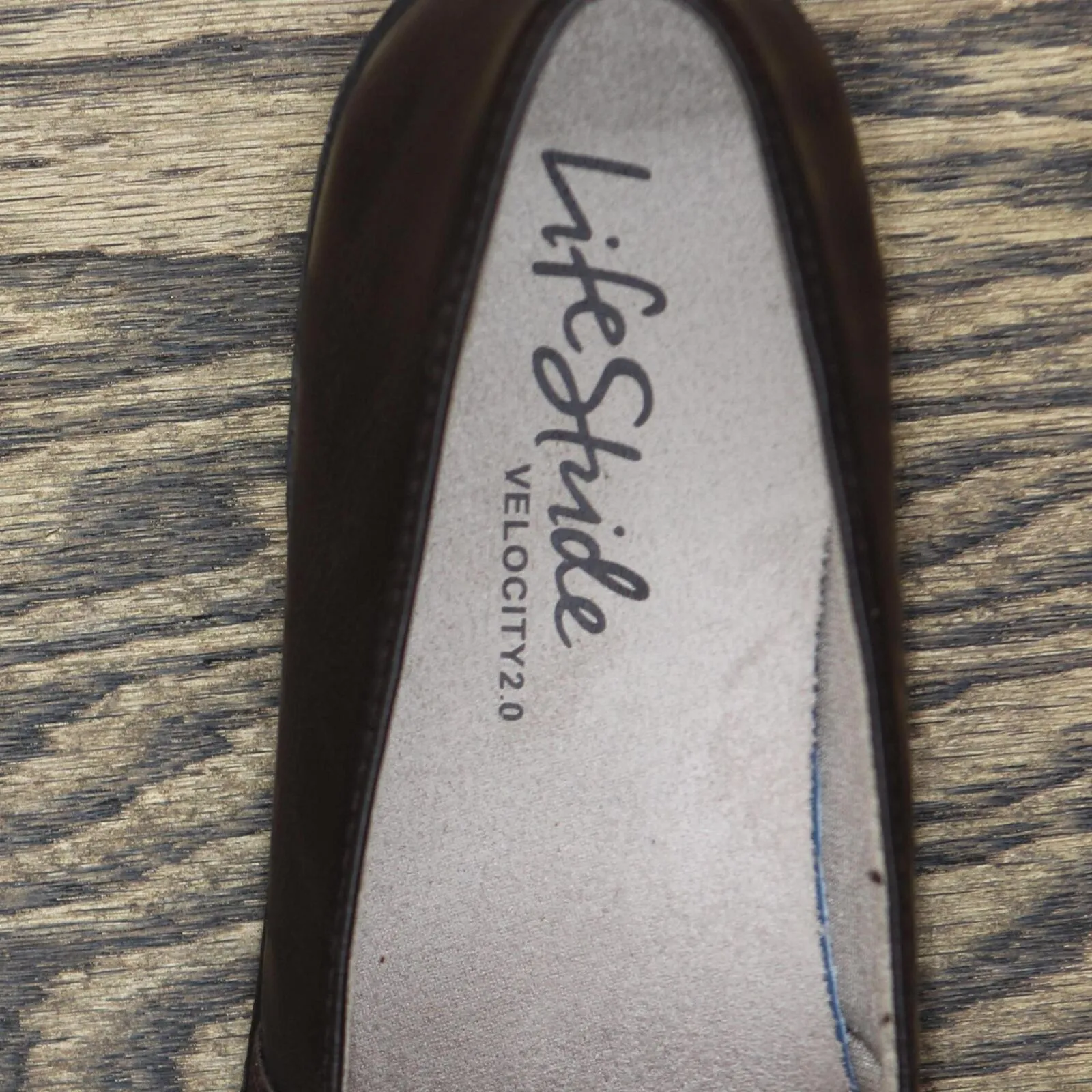 Lifestride Women's Isabelle Flat Shoes E3472S3 Dark Chocolate Brown 10M