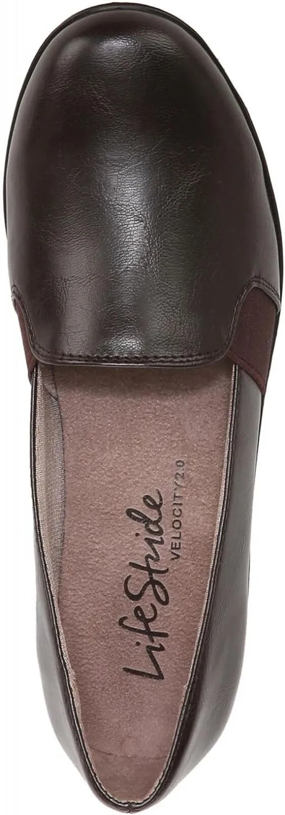 Lifestride Women's Isabelle Flat Shoes E3472S3 Dark Chocolate Brown 10M