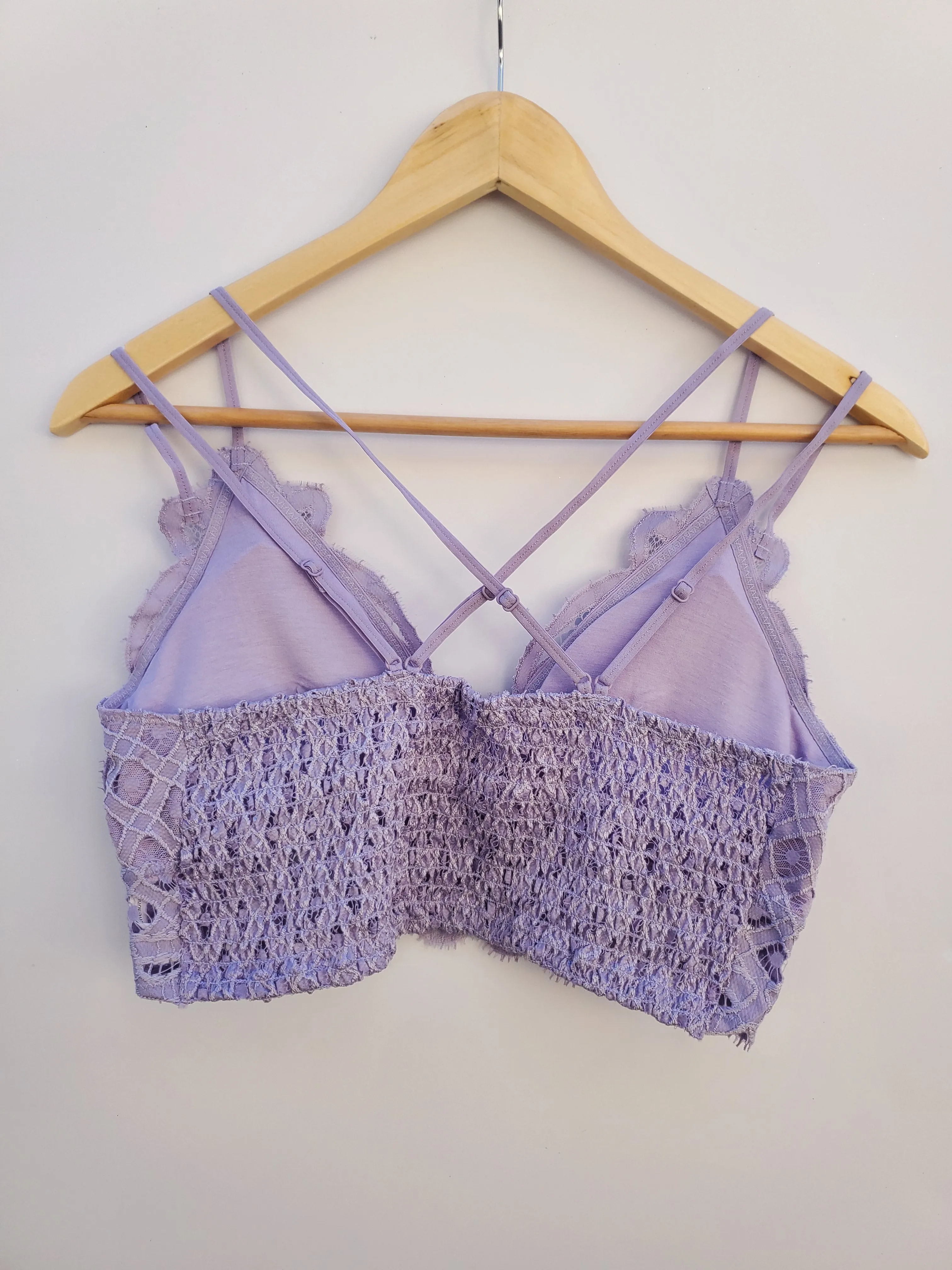 LILAC LACE BRALETTE