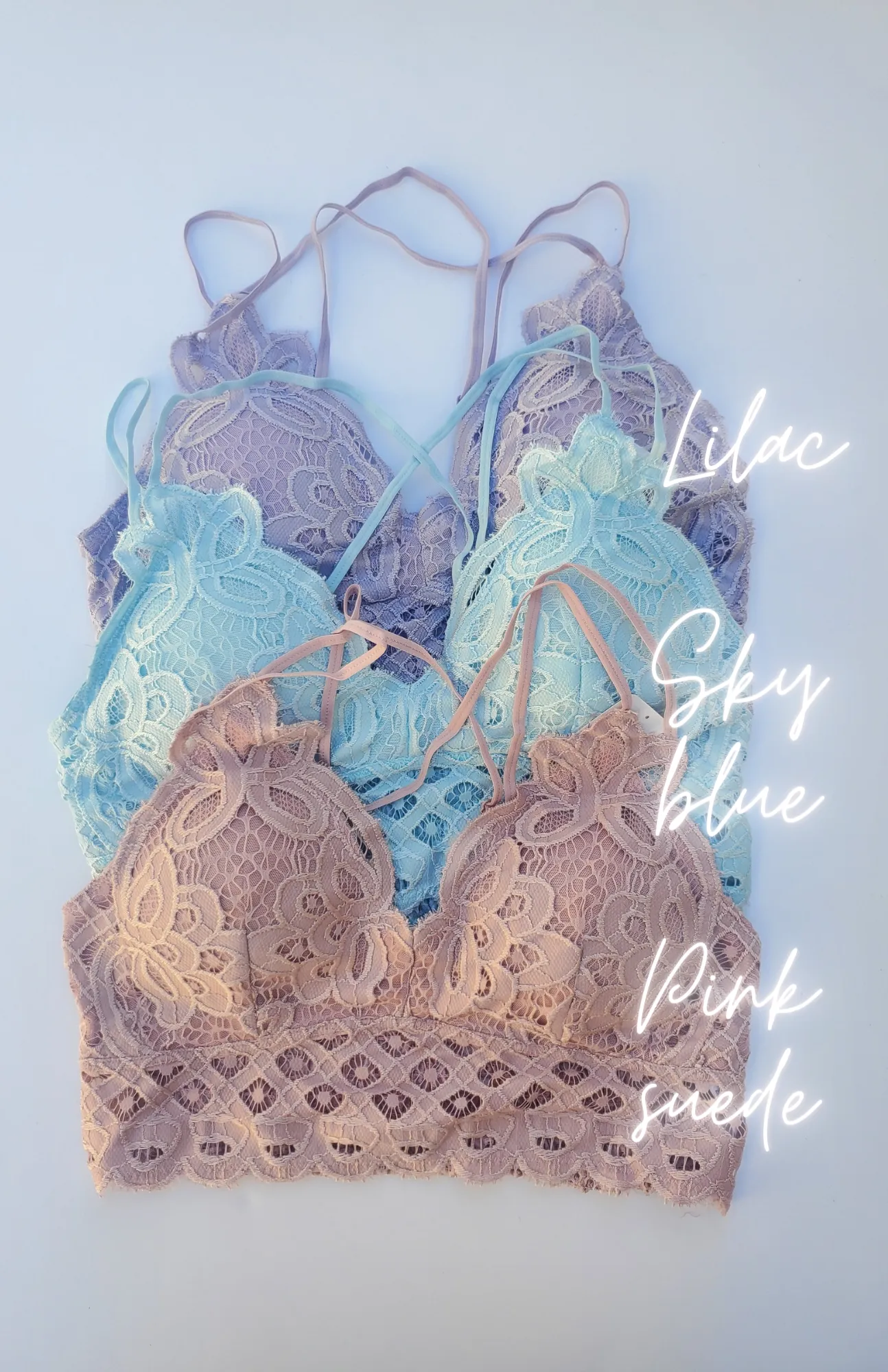 LILAC LACE BRALETTE