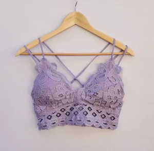 LILAC LACE BRALETTE