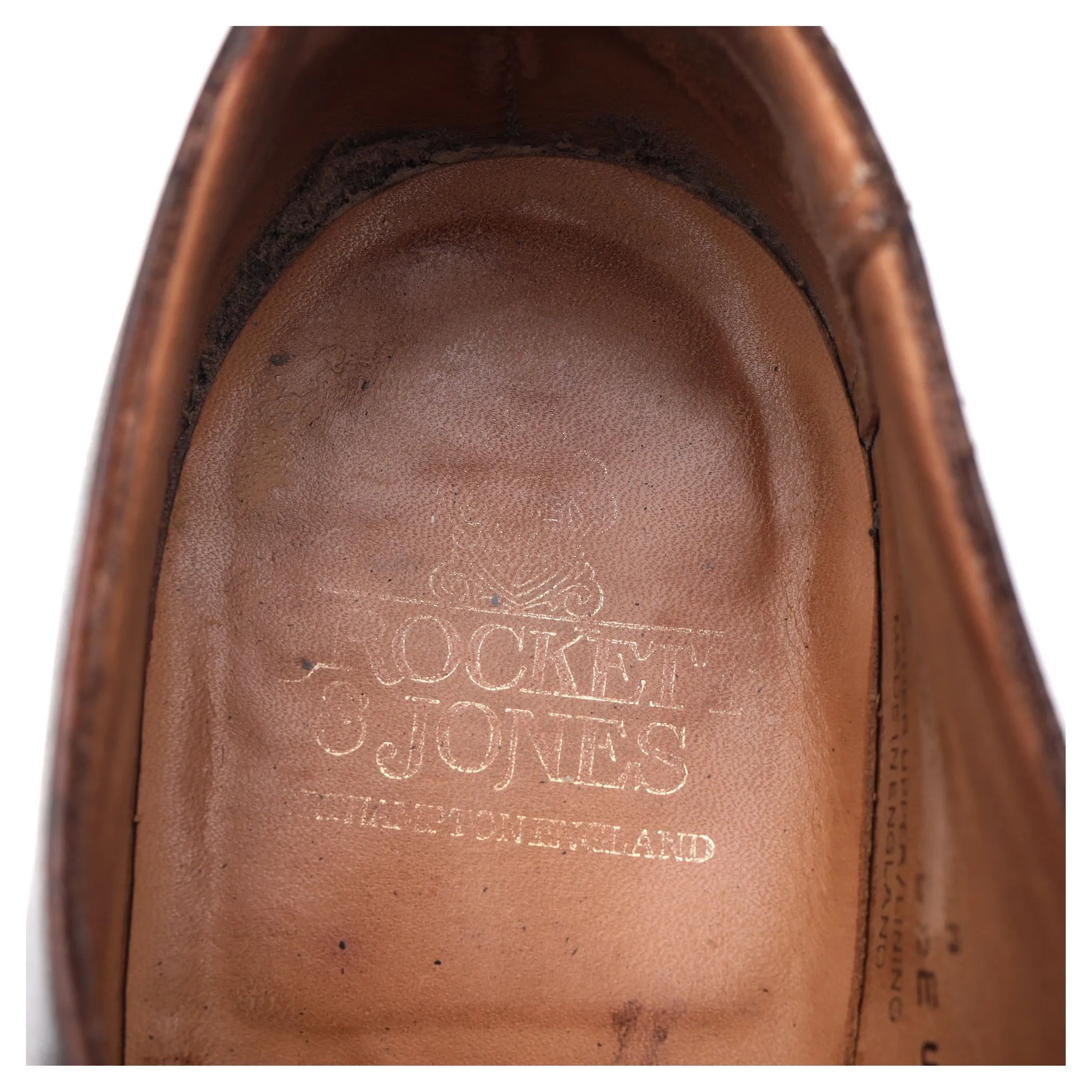 'Lowndes' Dark Brown Leather Double Monk Strap UK 9.5 E