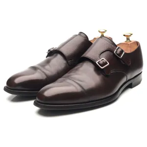 'Lowndes' Dark Brown Leather Double Monk Strap UK 9.5 E