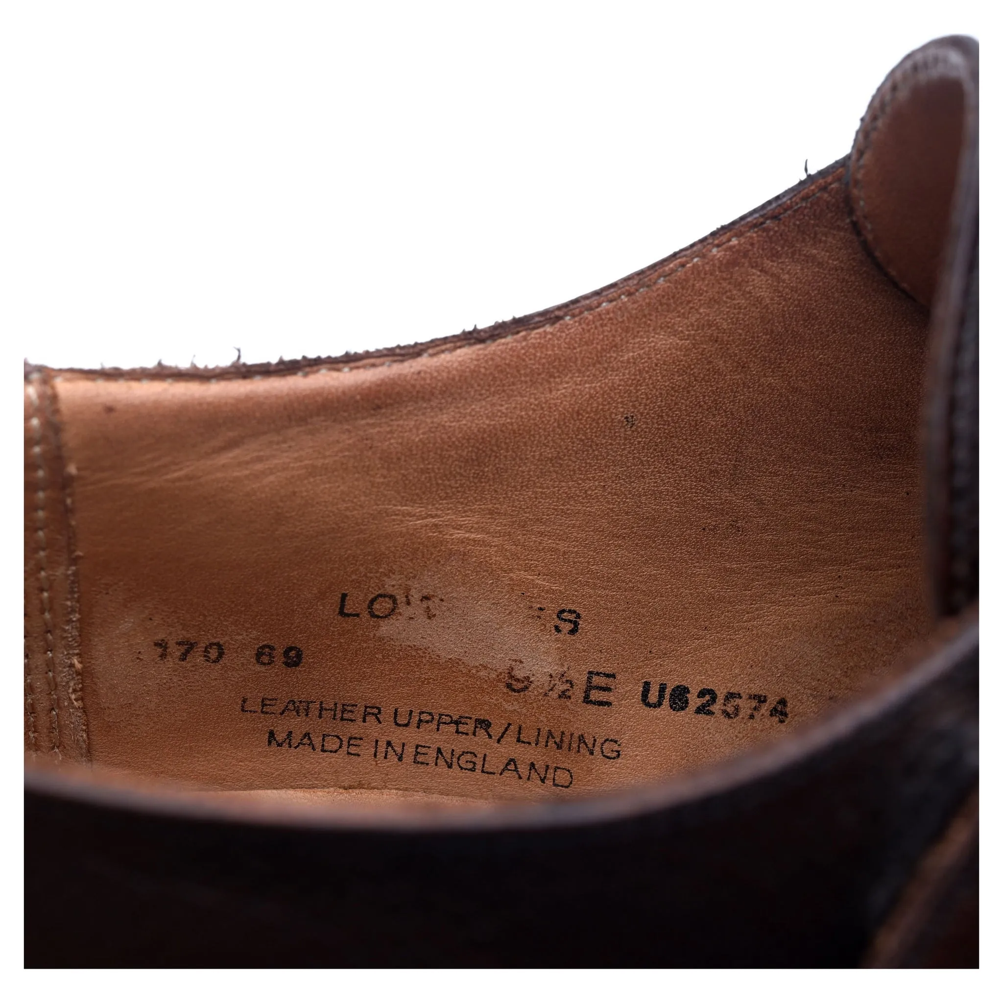 'Lowndes' Dark Brown Leather Double Monk Strap UK 9.5 E