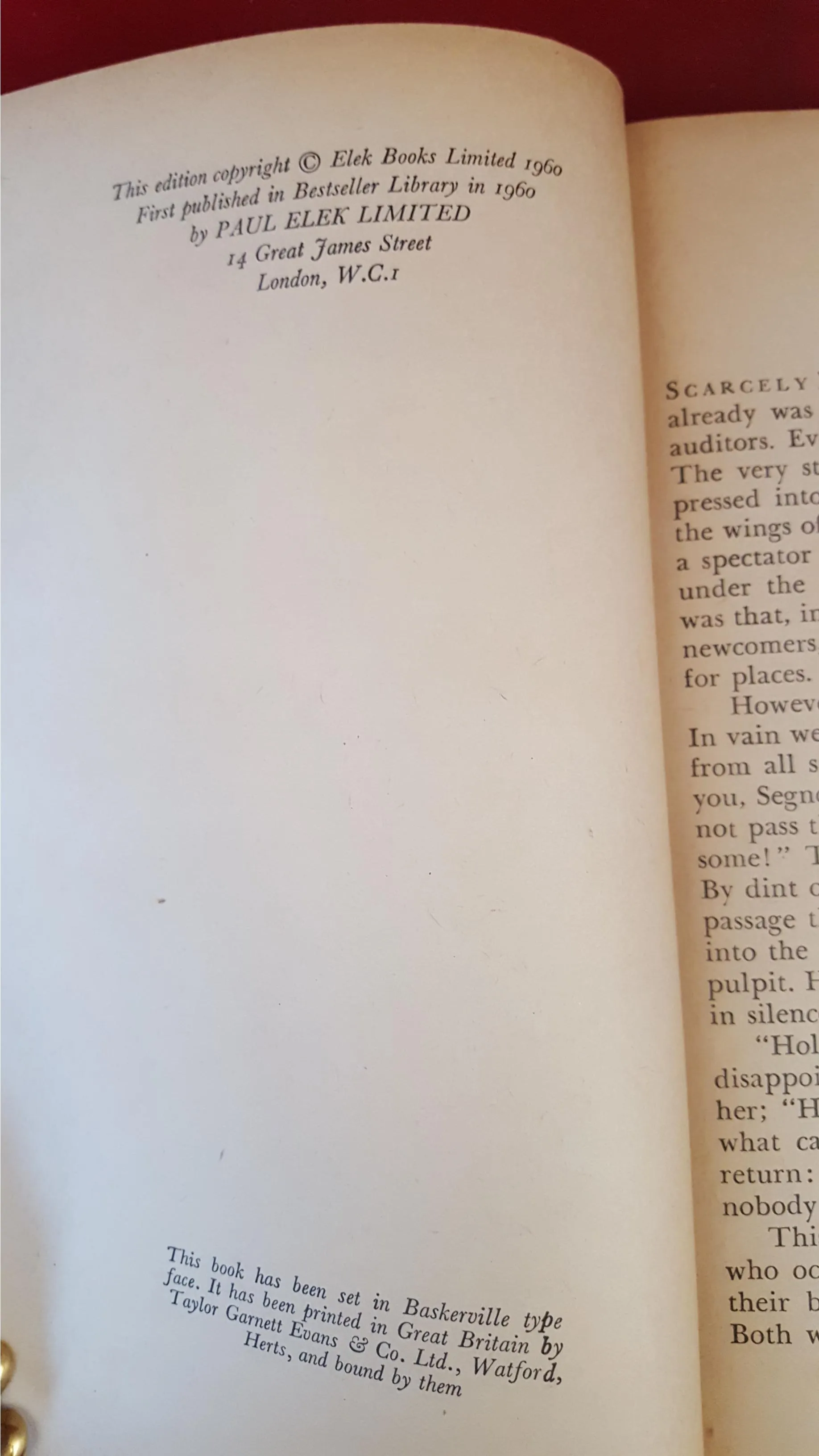 M G Lewis - The Monk, Paul Elek, 1960, First Edition