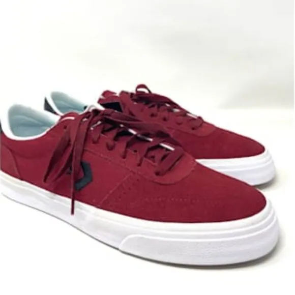 💖MEGA SALE💖Converse Boulevard  Men OX Back Alley Brick White Red  Nubuck 17072