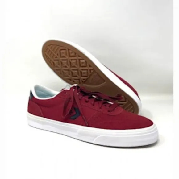 💖MEGA SALE💖Converse Boulevard  Men OX Back Alley Brick White Red  Nubuck 17072