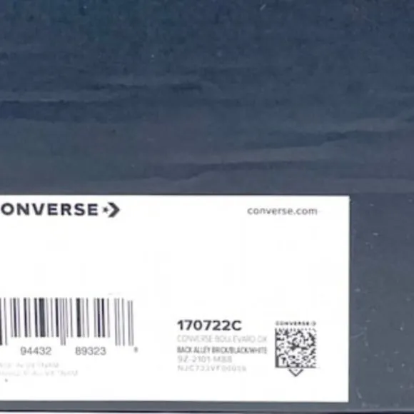 💖MEGA SALE💖Converse Boulevard  Men OX Back Alley Brick White Red  Nubuck 17072