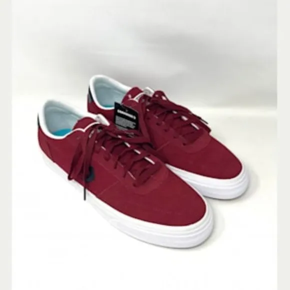 💖MEGA SALE💖Converse Boulevard  Men OX Back Alley Brick White Red  Nubuck 17072