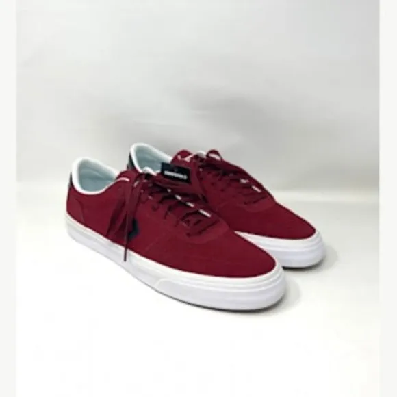 💖MEGA SALE💖Converse Boulevard  Men OX Back Alley Brick White Red  Nubuck 17072