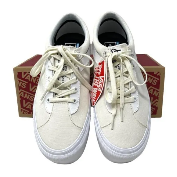 💖MEGA SALE💖Vans Bold Ni Women Marshmallow White Skateboarding   VN0A3WLPWP3