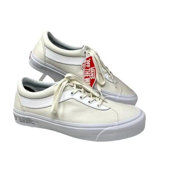 💖MEGA SALE💖Vans Bold Ni Women Marshmallow White Skateboarding   VN0A3WLPWP3