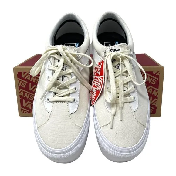 💖MEGA SALE💖Vans Bold Ni Women Marshmallow White Skateboarding   VN0A3WLPWP3