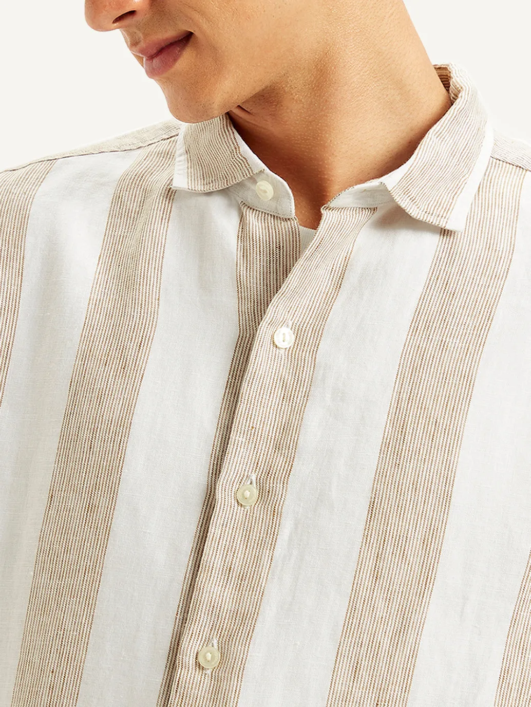 Men's Striped Slim Fit Shirt