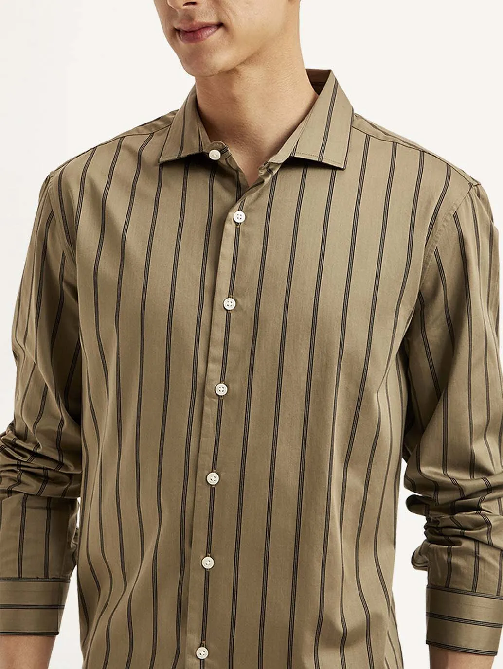 Men's Striped Slim Fit Shirt