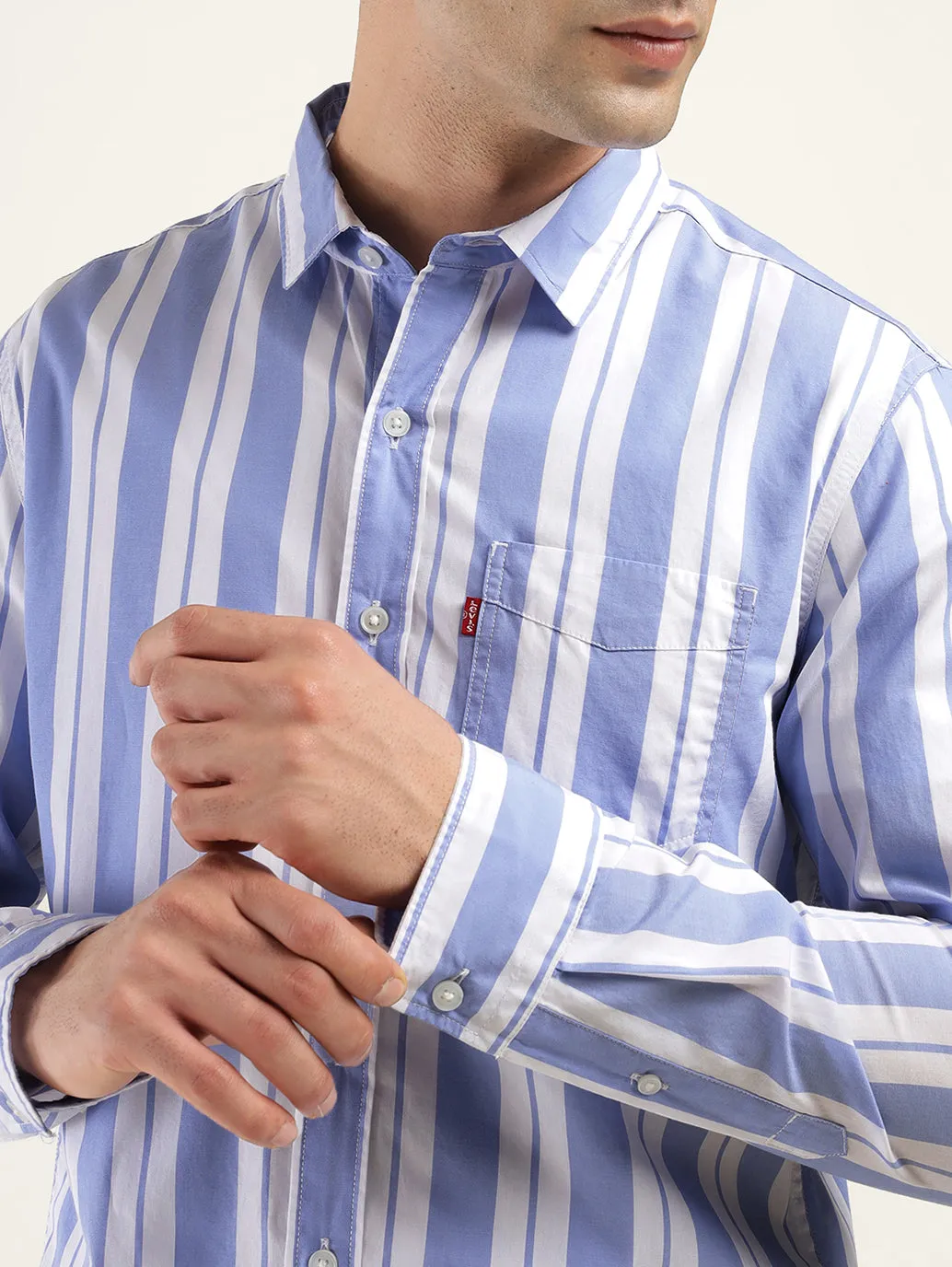 Men's Striped Slim Fit Shirt