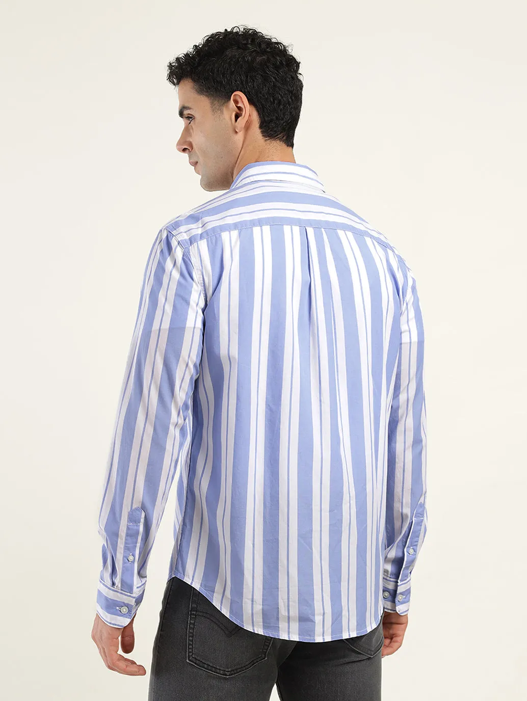 Men's Striped Slim Fit Shirt
