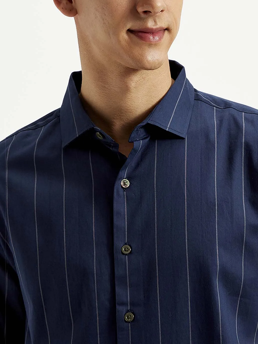 Men's Striped Slim Fit Shirt