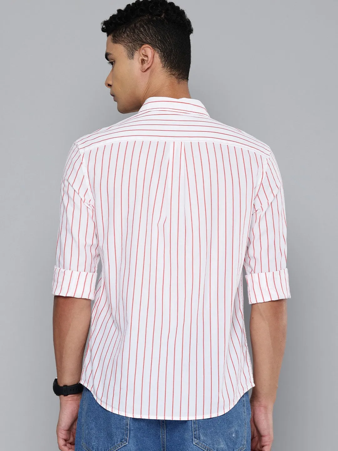 Men's Striped Slim Fit Shirt
