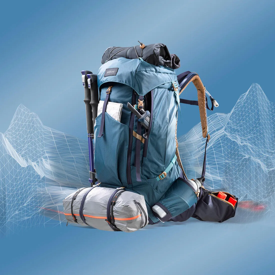 Men's Trekking 50 10 L Backpack MT500 Air