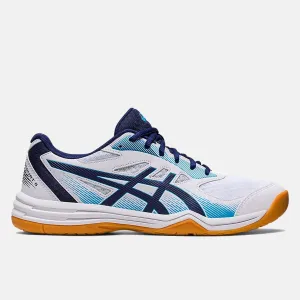 Men's Upcourt 5 Volleyball Shoe, White/Indigo Blue