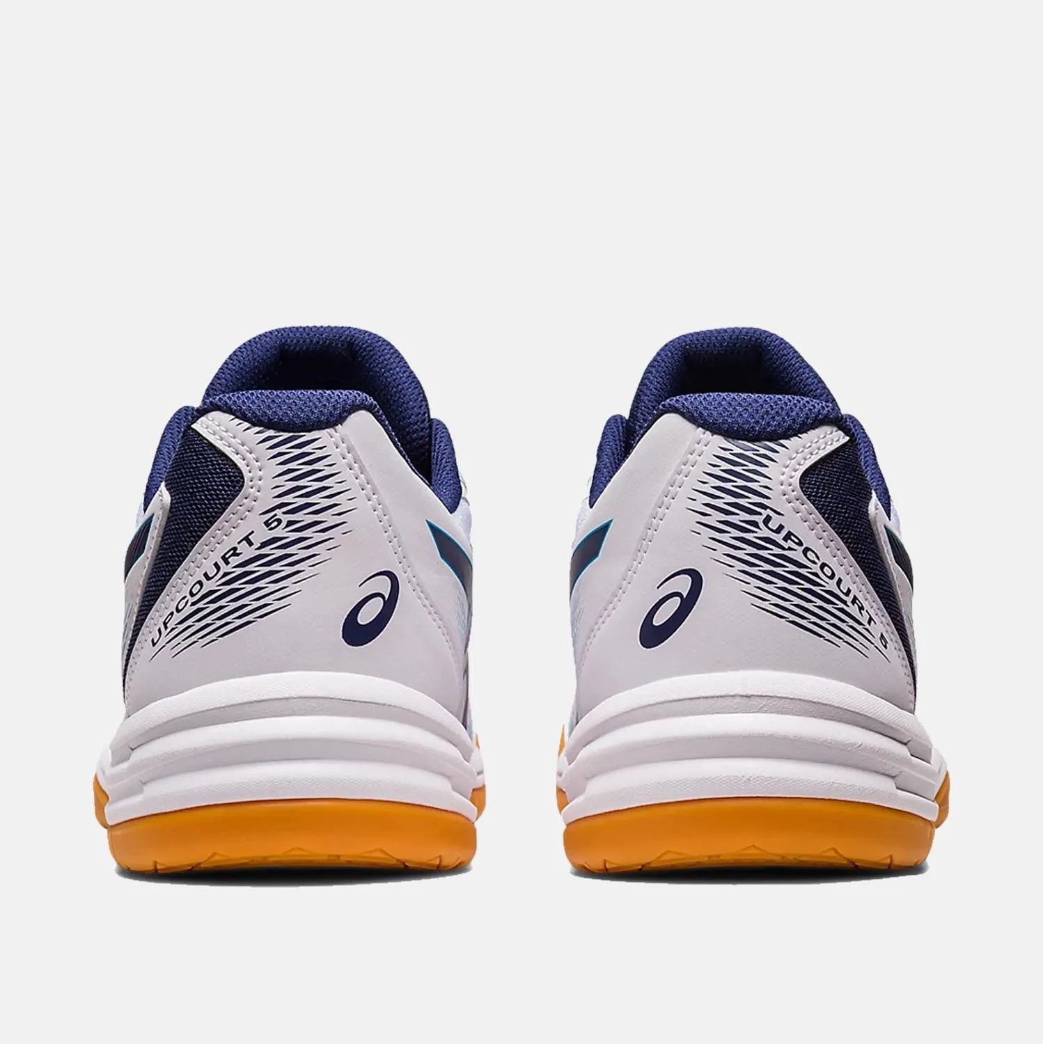 Men's Upcourt 5 Volleyball Shoe, White/Indigo Blue