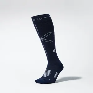 Merino Hiking Socks Men | Blue / Light Grey