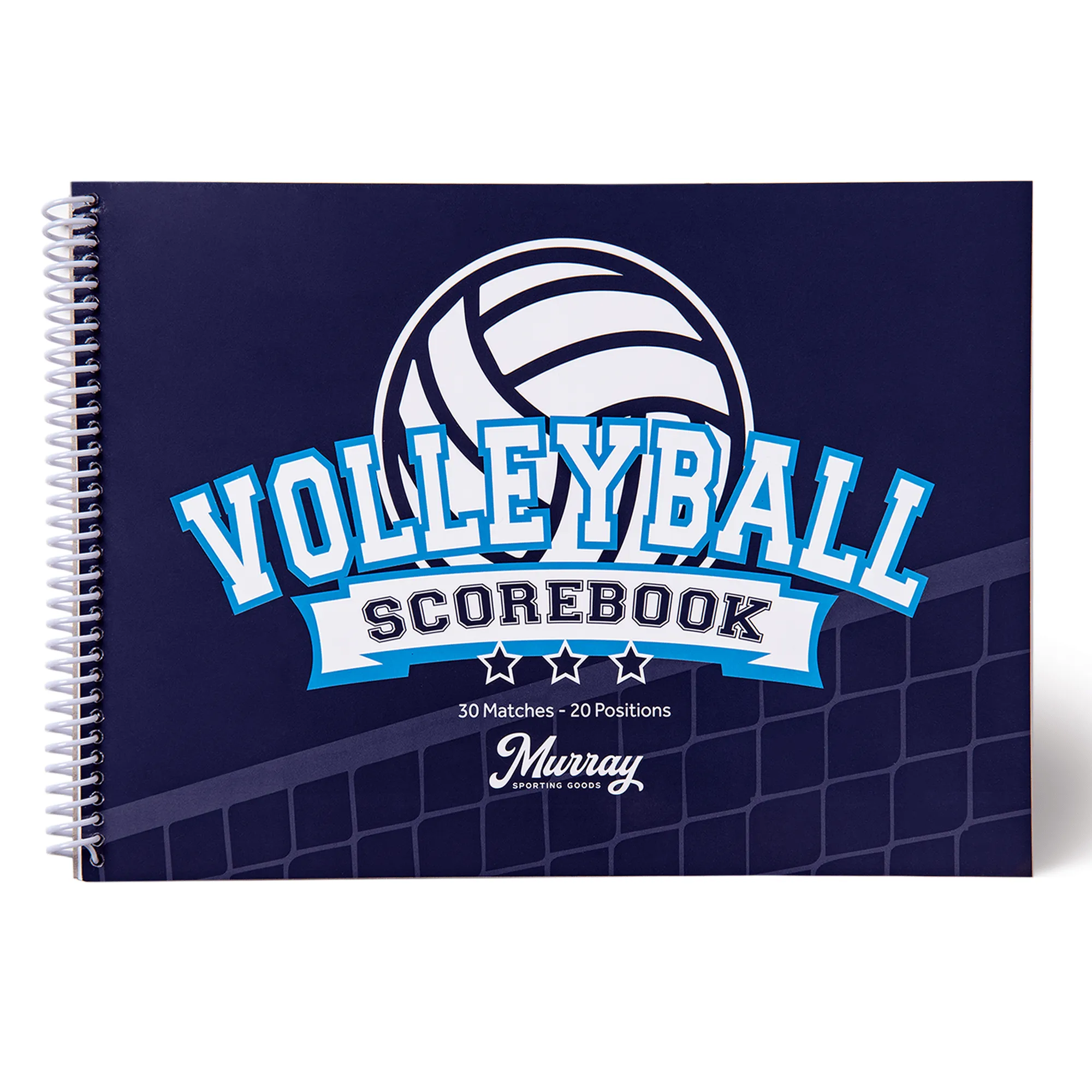 Murray Sporting Goods Volleyball Scorebook - 30 Matches