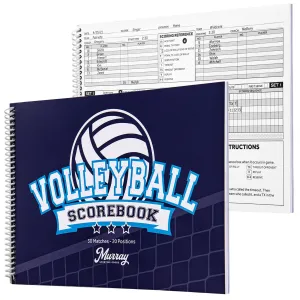 Murray Sporting Goods Volleyball Scorebook - 30 Matches
