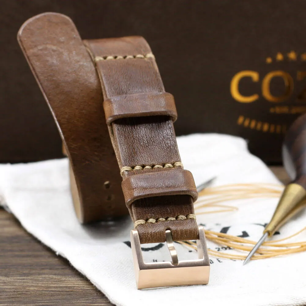 NAT2 Leather Watch Strap, Vintage 402