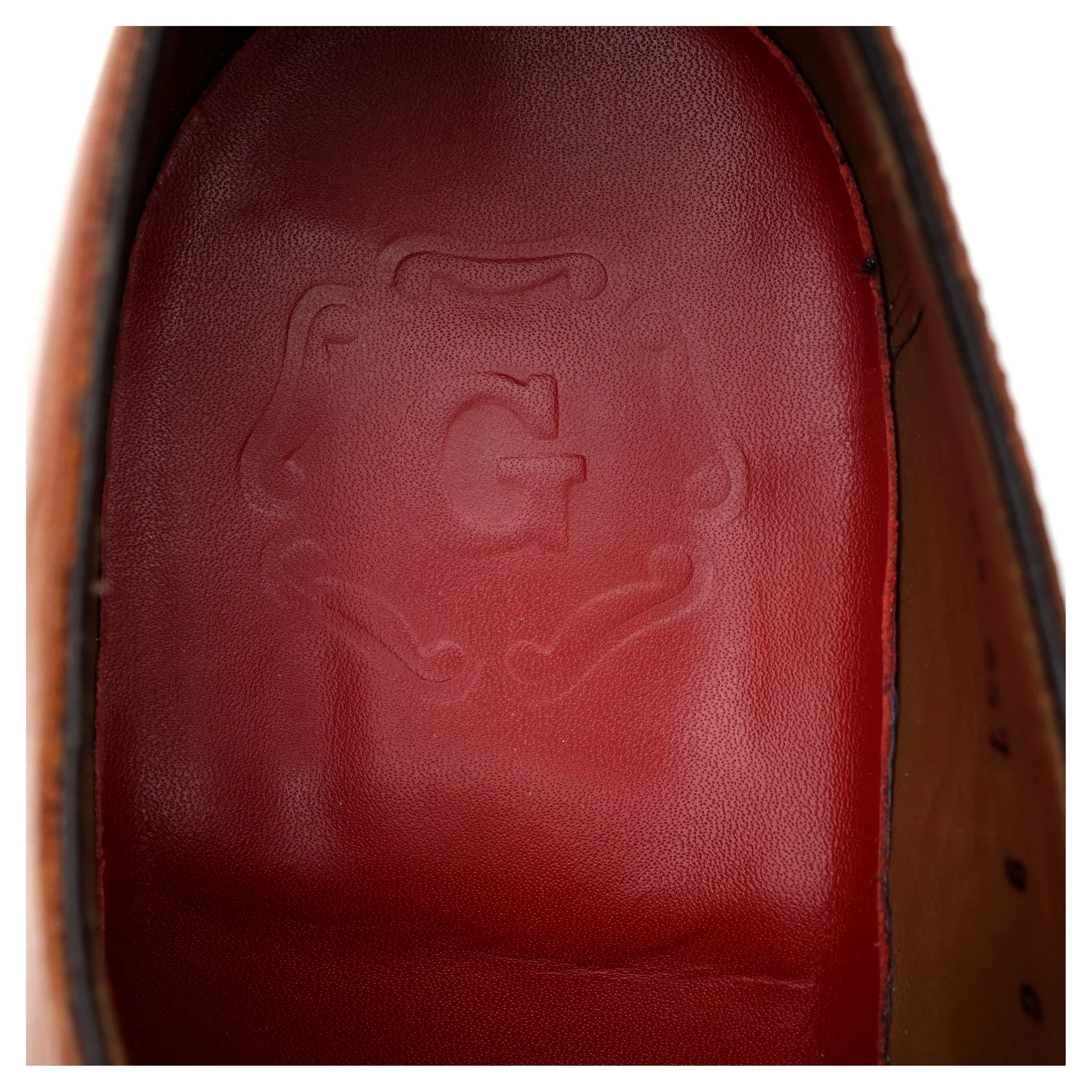 'Nathan' Tan Brown Leather Monk Strap UK 9 G