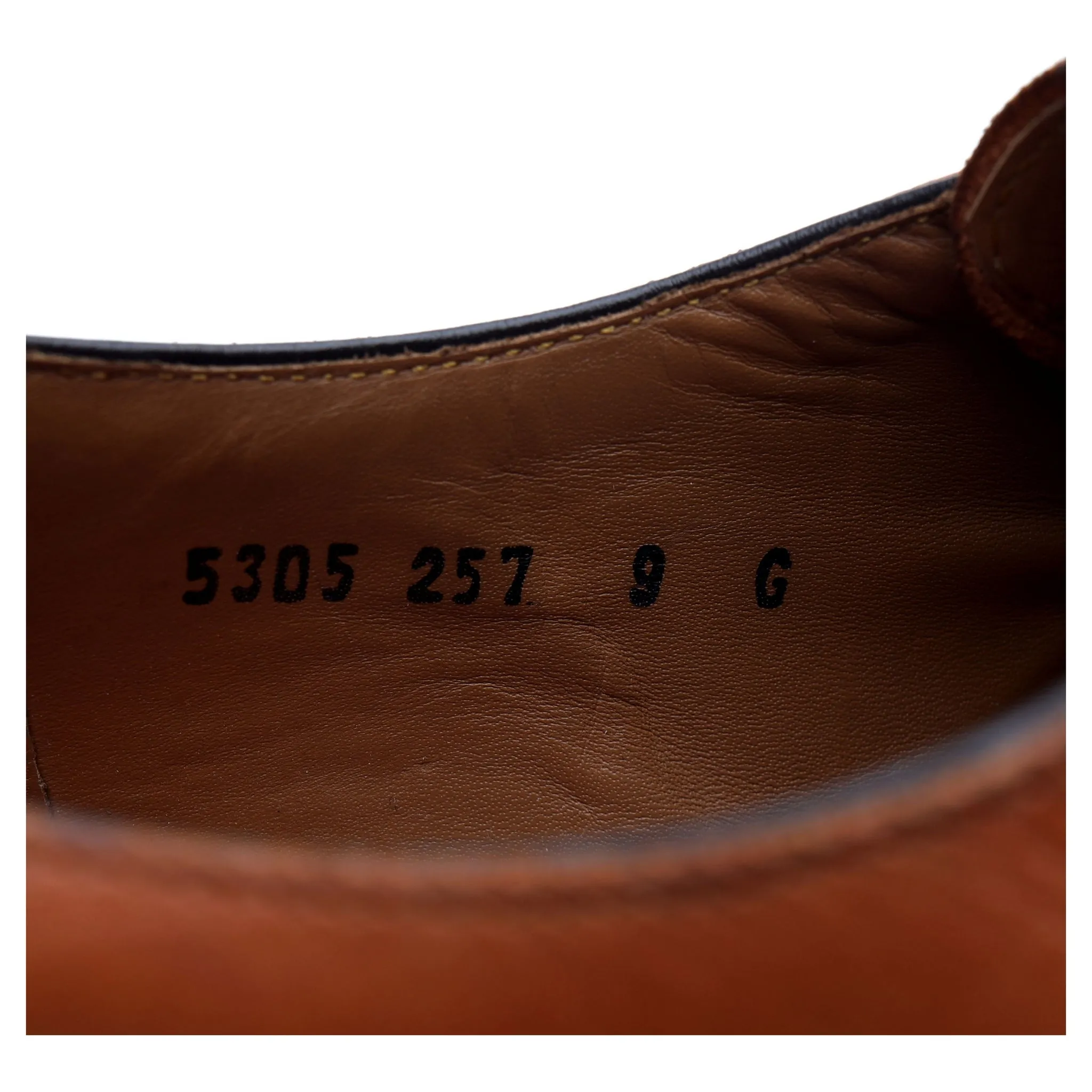 'Nathan' Tan Brown Leather Monk Strap UK 9 G