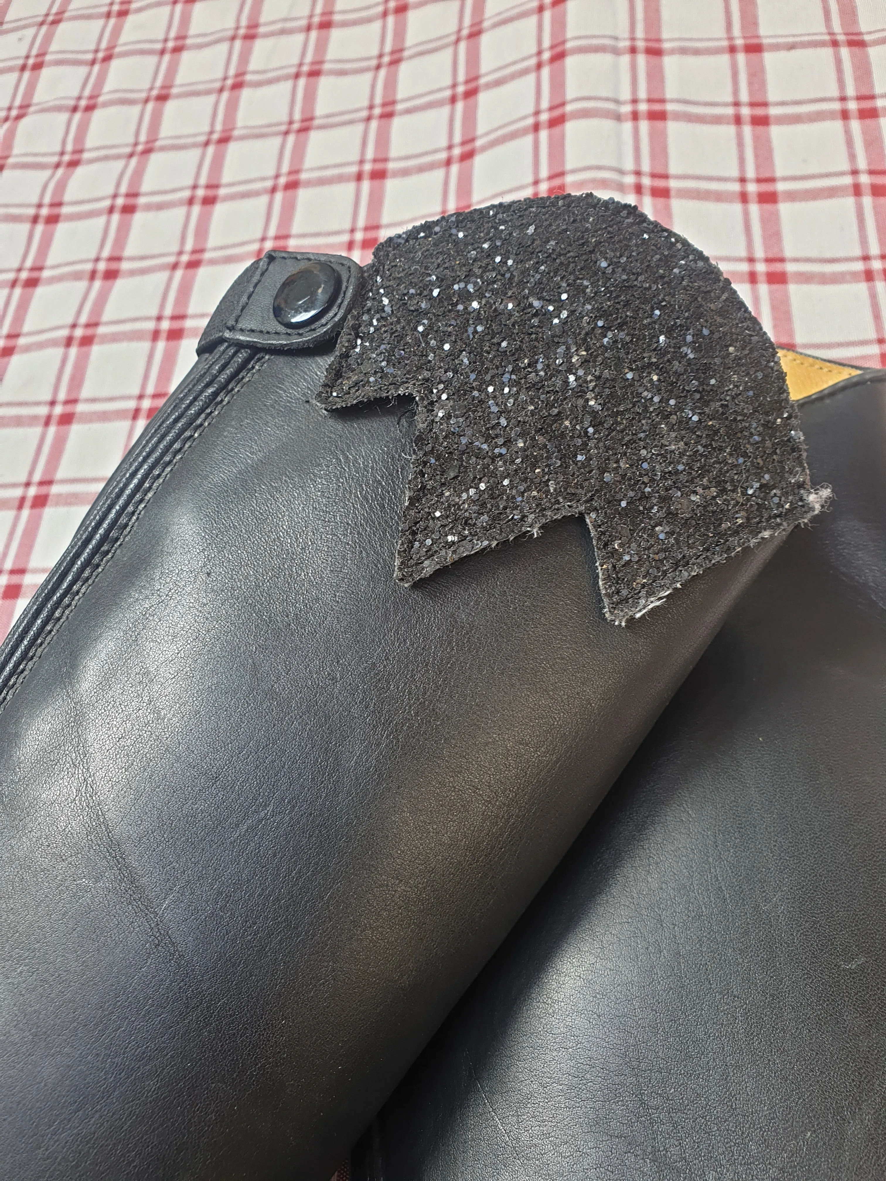 NEW long riding boots, black, size 2 narrow leg