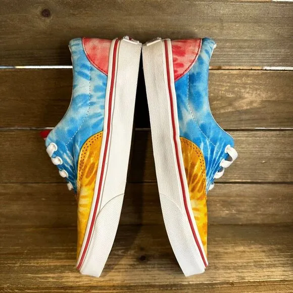 New NWOB Big Kids Vans Era Tie Dye Skateboarding Sneakers Shoes Size 4.5 Y‎