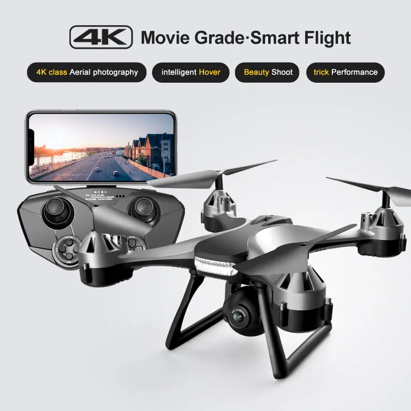 New Quadcopter UAV HD 4K Dual Camera Remote WiFi Controlled Drone