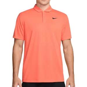 Nike Court Dri-FIT Men Tennis Polo - LT Wild Mango/Black