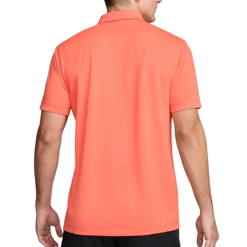 Nike Court Dri-FIT Men Tennis Polo - LT Wild Mango/Black