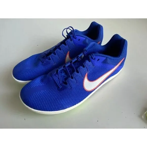 Nike Men’s 10.5 Zoom Rival Distance Track Spikes Racer Blue DC8725-401