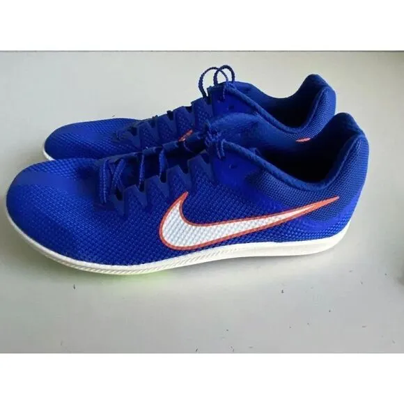 Nike Men’s 10.5 Zoom Rival Distance Track Spikes Racer Blue DC8725-401