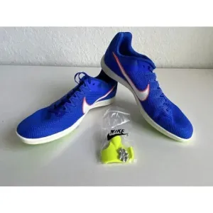 Nike Men’s 10.5 Zoom Rival Distance Track Spikes Racer Blue DC8725-401
