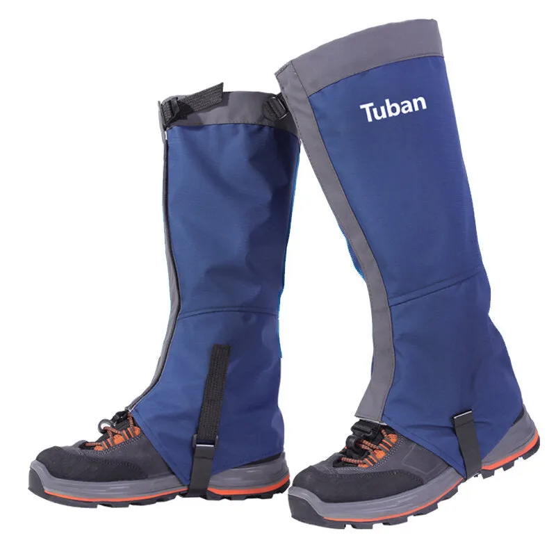 Non-Slip Snow Boots Cover Skiing Gaiters Adjustable Cover Camping Hiking Climbing