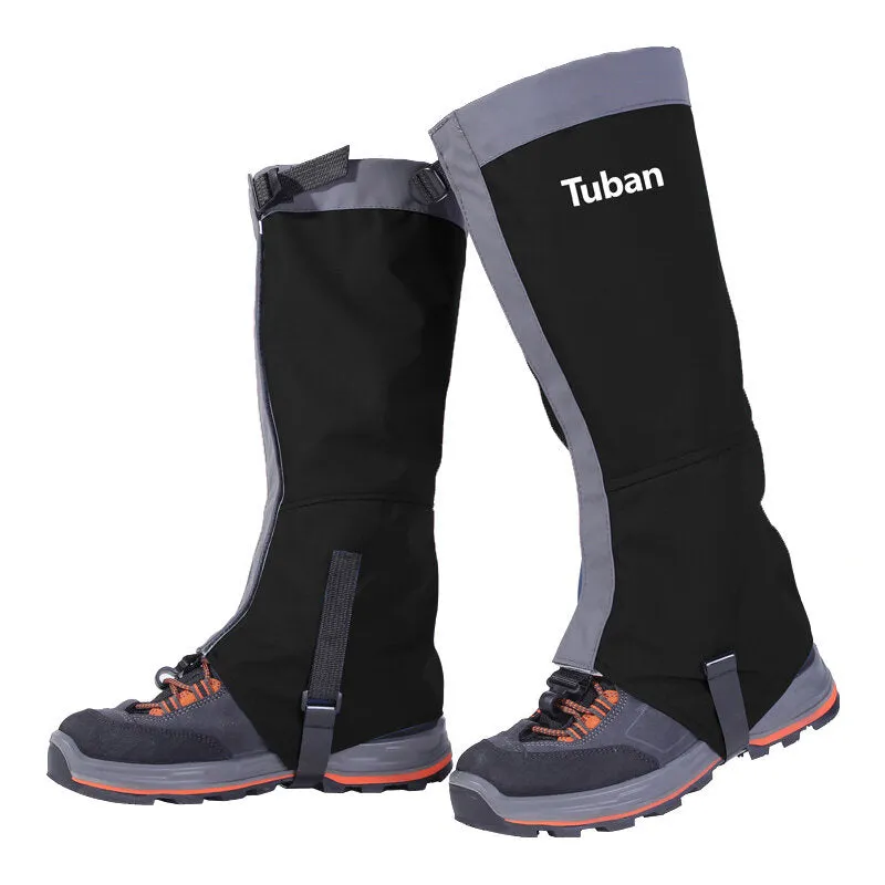 Non-Slip Snow Boots Cover Skiing Gaiters Adjustable Cover Camping Hiking Climbing