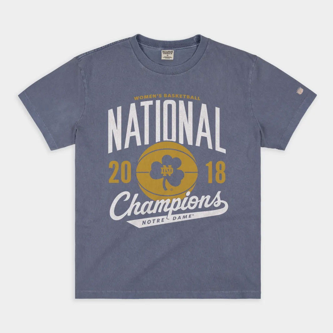 Notre Dame Women's Basketball 2018 Champs Tee