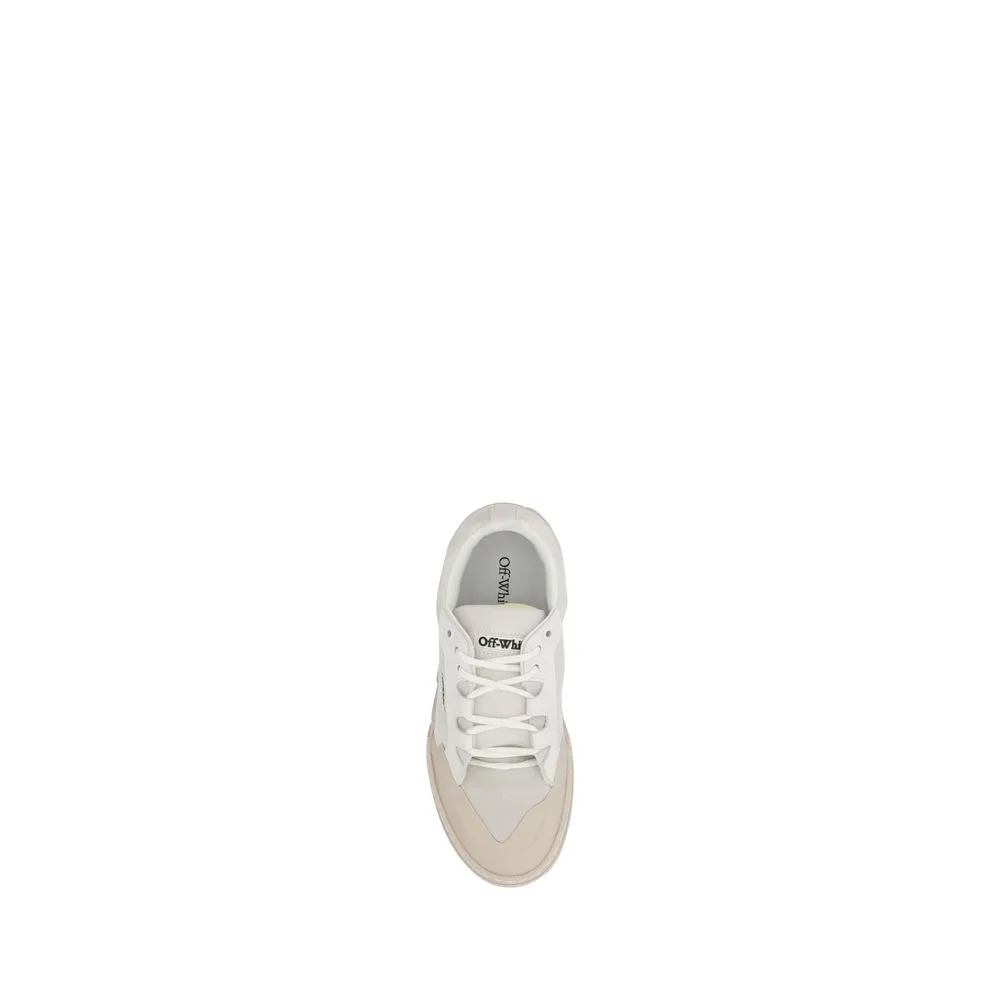 Off-White Vulcanized 779 Men Ivory Sneakers Suede Leather Low Top Trainer Shoes