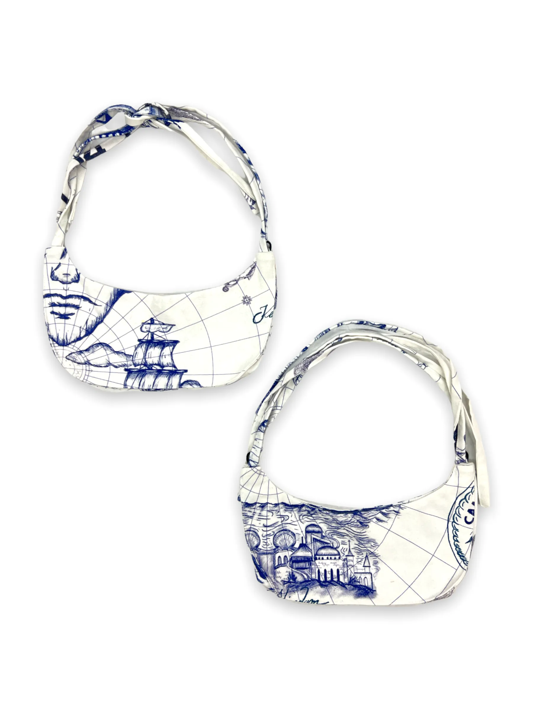 Olokun Kingdom Canvas Mini Bag-Boat