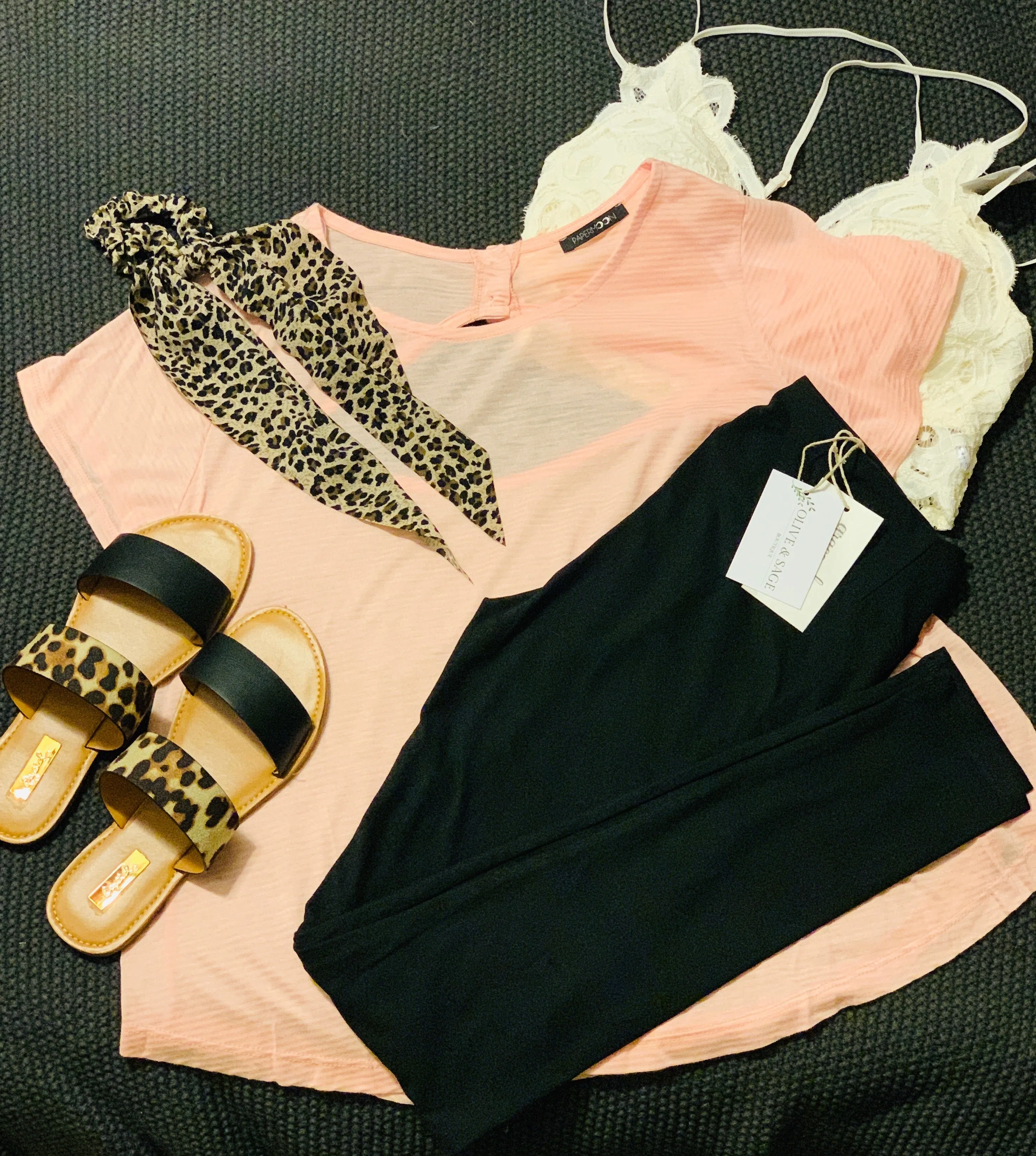 Open Back Tee - Pink