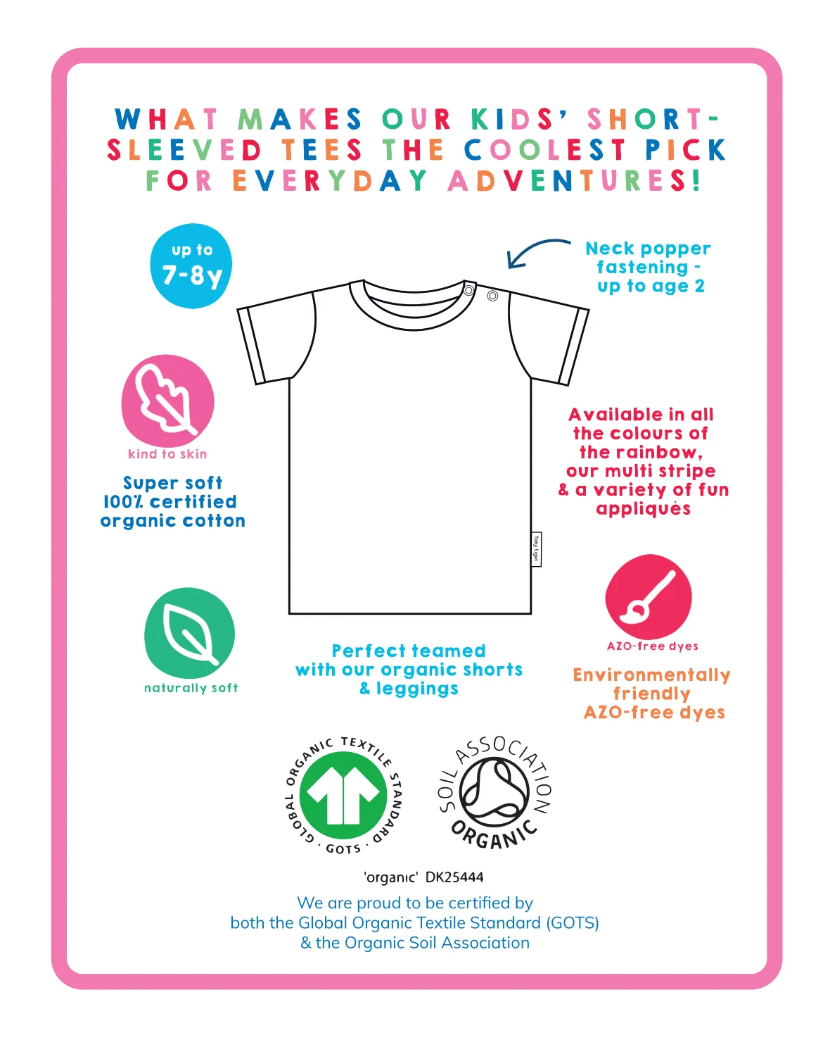 Organic Sailboat Applique T-Shirt