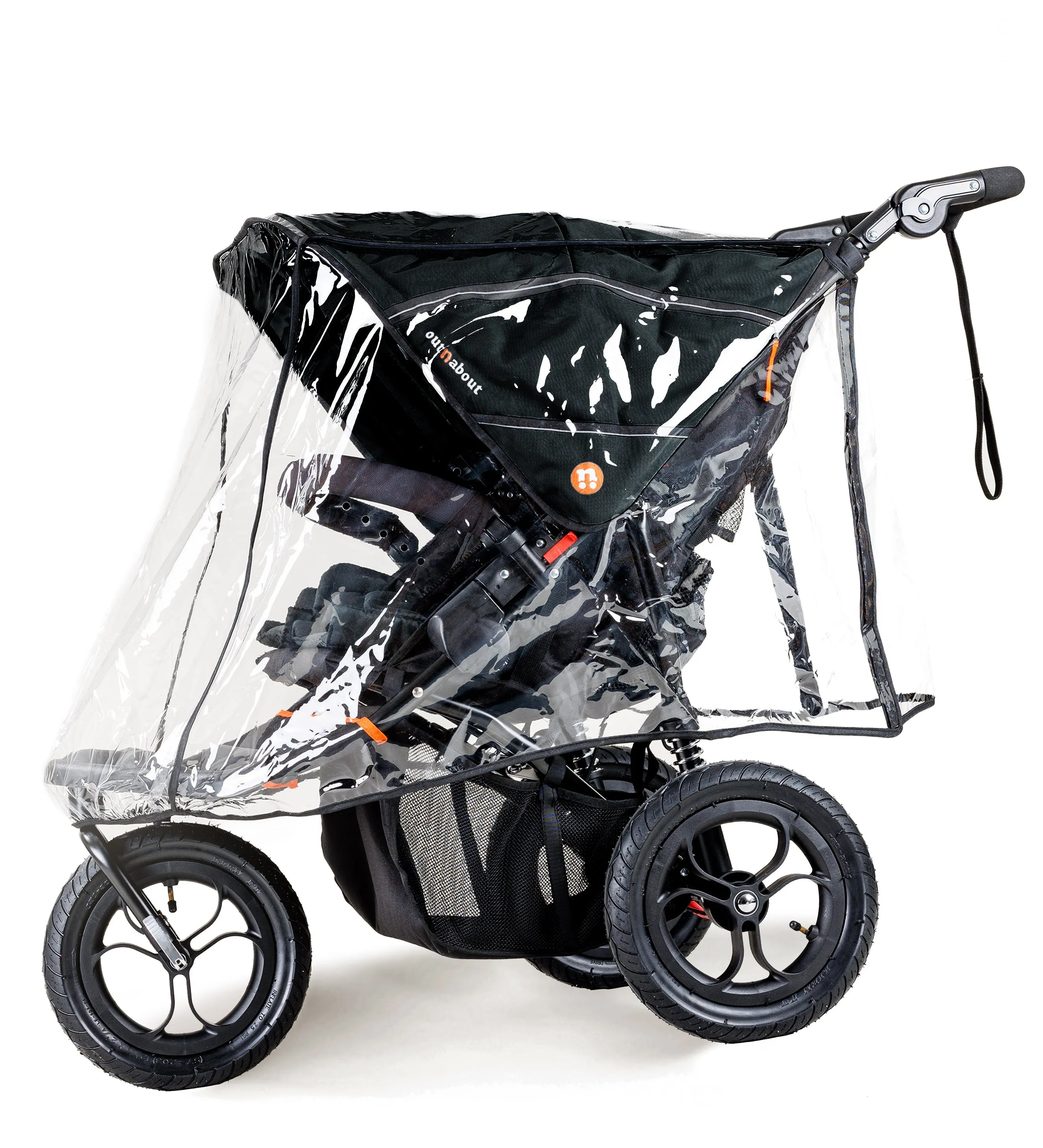 Out n About Double Nipper V5 Newborn & Toddler Starter Bundle - Summit Black - Delivery Late March