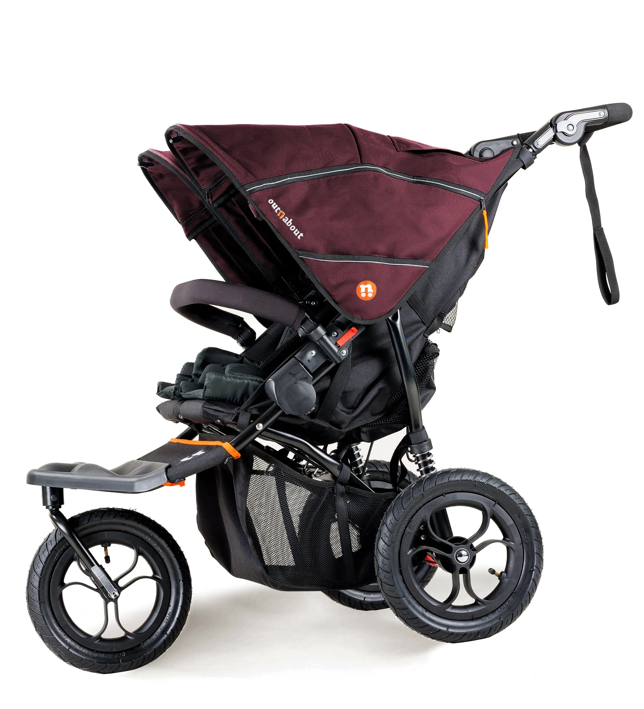 Out n About Nipper Double Twin Comfort Kit in Brambleberry Red